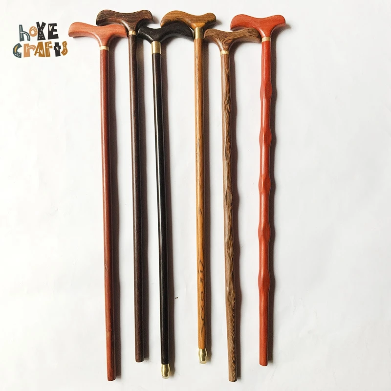Оптовая продажа деревянная трость для пожилых людей популярная ручная работа персонализированная из твердой древесины