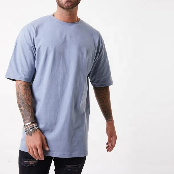 
High Quality OEM logo design 100% cotton unisex hip hop blank mens oversized t shirts 