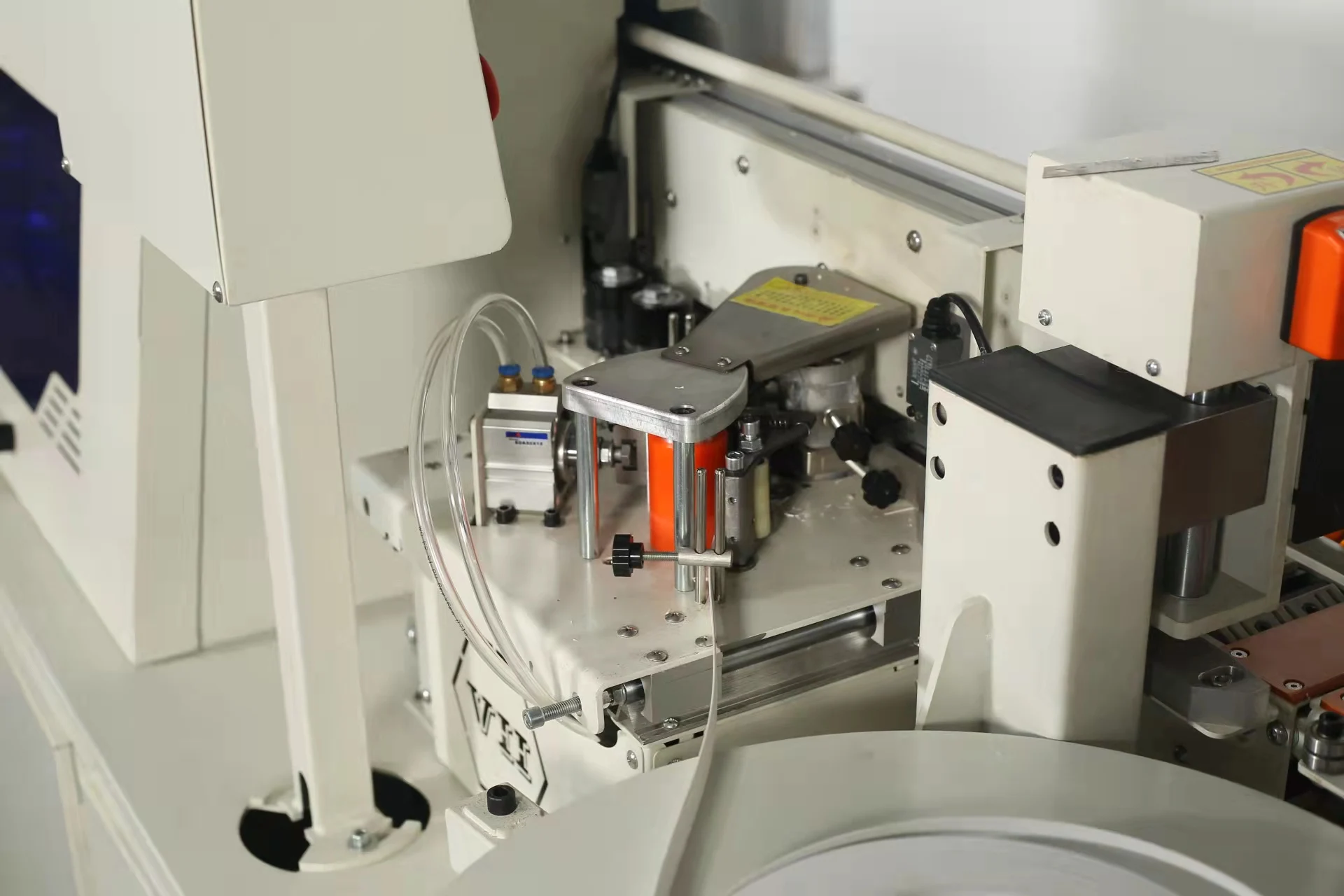 Woodworking Mini automatic PVC edge bander with trimming and buffing for furniture Edge banding machine