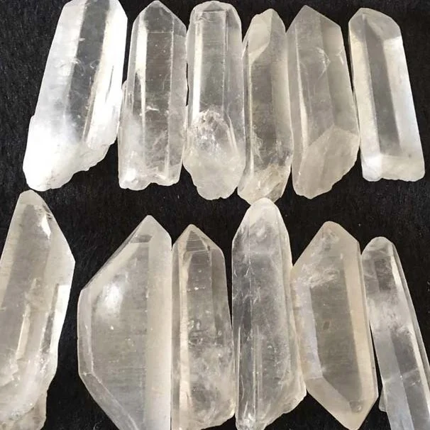 Wholesale crystals healing stones rough point crystal clear quartz rough