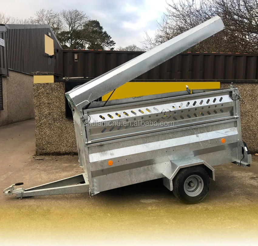 Road 7x4 750kg  quad bike livestock sheep Trailer/ATV hard canopy trailers/UTV Box lamb partition ewes transport farm trailer