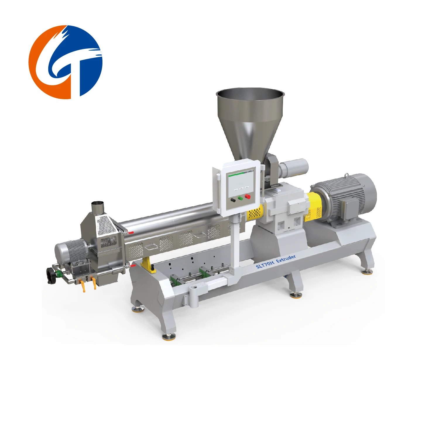Automatic 3 Layer Extruded Feed Machine Cold Press Pet Food Extruder Fish Feed Extruding Machine