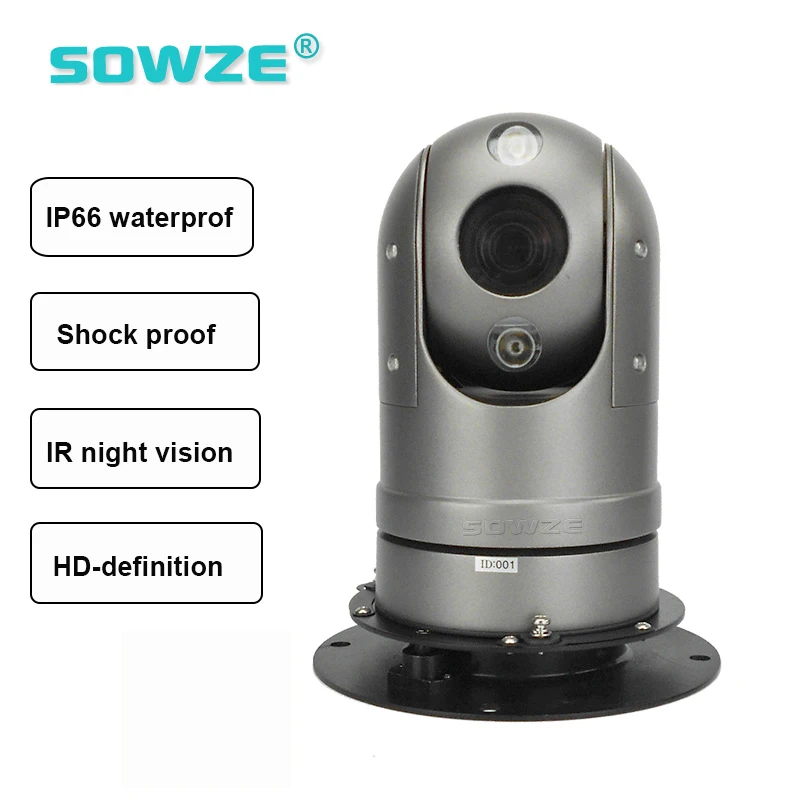 IP67 IP Mini PTZ Camera With IR Night Vision