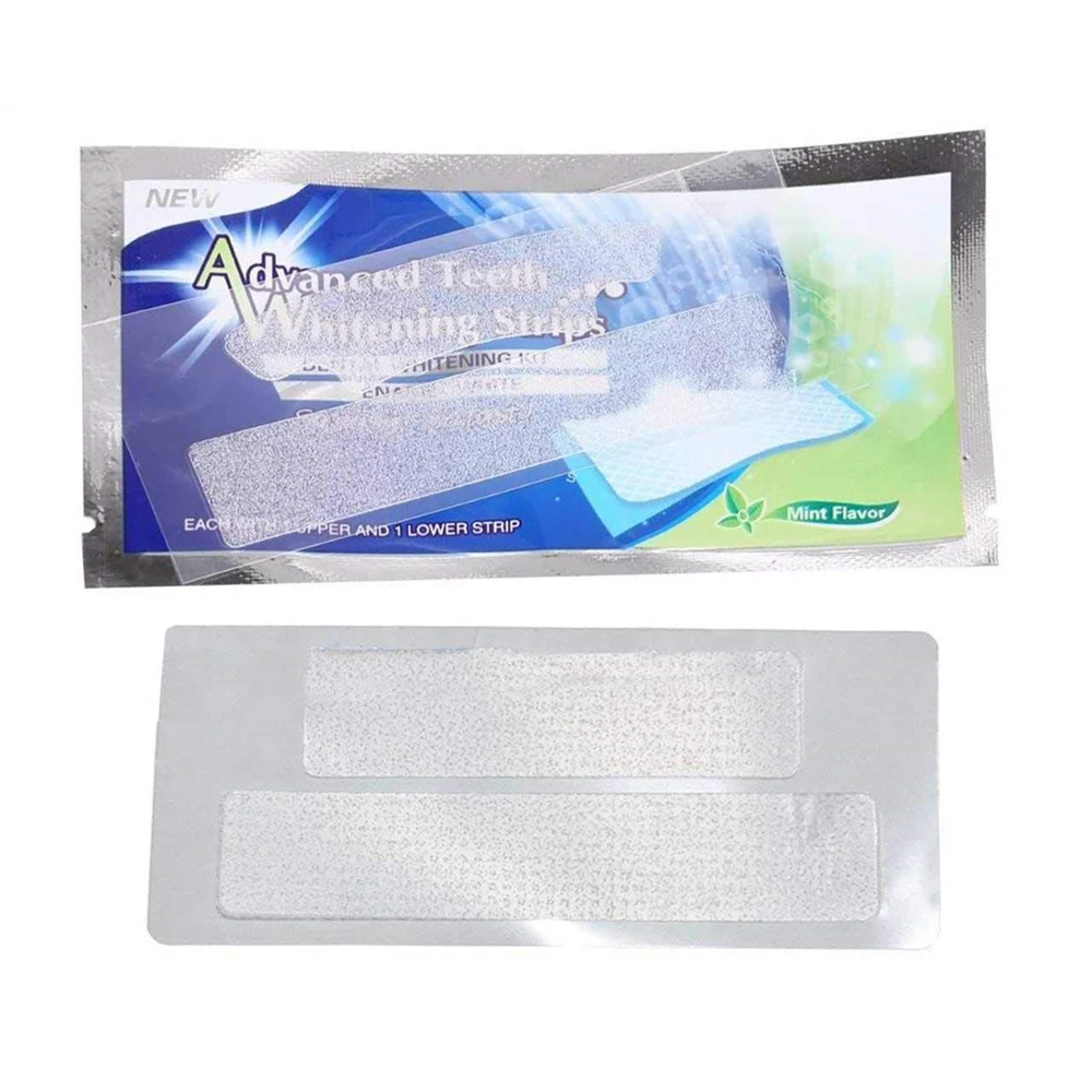 Private Label Teeth Whitening Strips Dental White Strips for Home Use Tooth Bleaching Strips