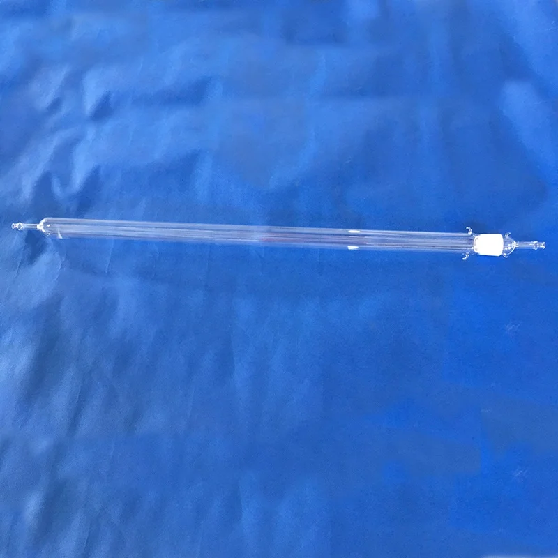 High temperature resistant high purity transparent fused silica clear quartz glass plug test tube