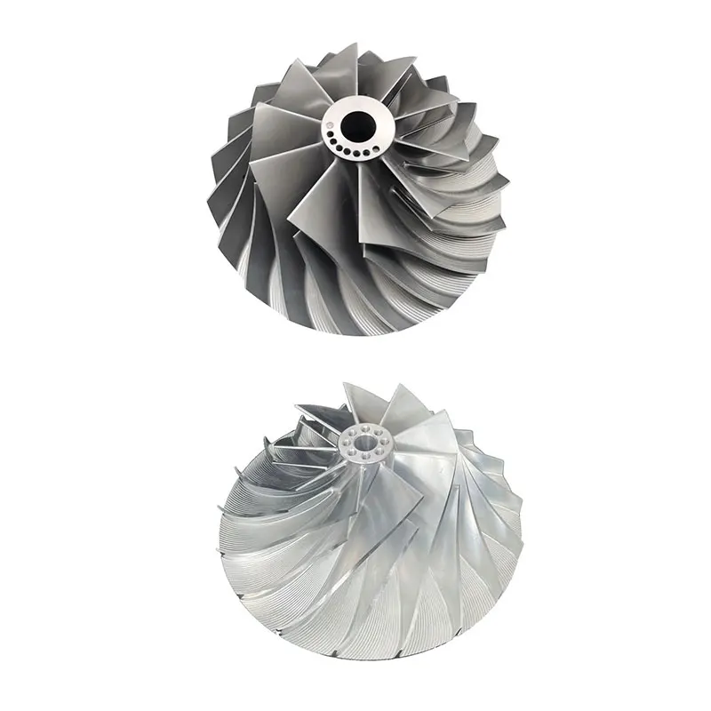 Inconel 718 Custom CNC Machined Turbine Wheel/impeller for Solar Turbine Applications with Customization and Reverse Engineering
