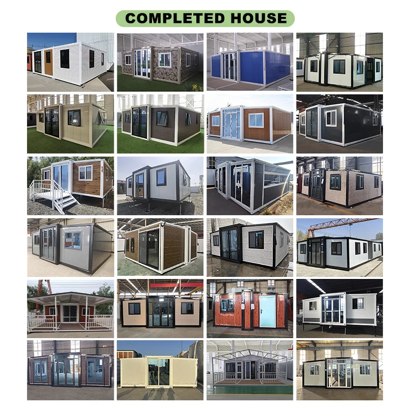 Popular Wholesale Portable Luxury Homes Container House Hotel Log Cabins Modular Expandable Homes with Terrace