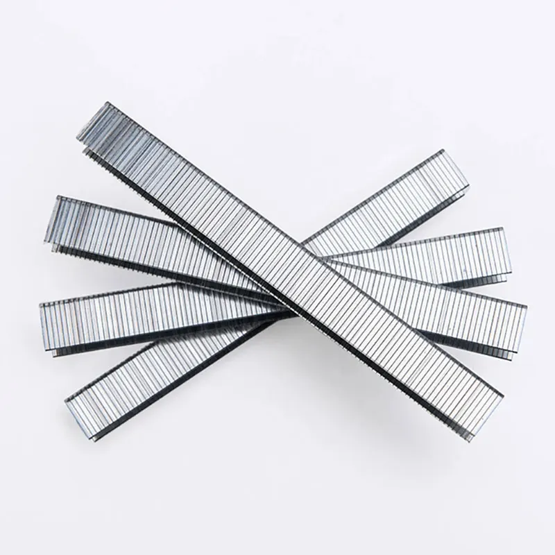 21-Gauge Galvanized Steel U-Type Staple Pin 8004 Smooth Shank Sofa 80 Staple Iron Brad Nail for Roofing