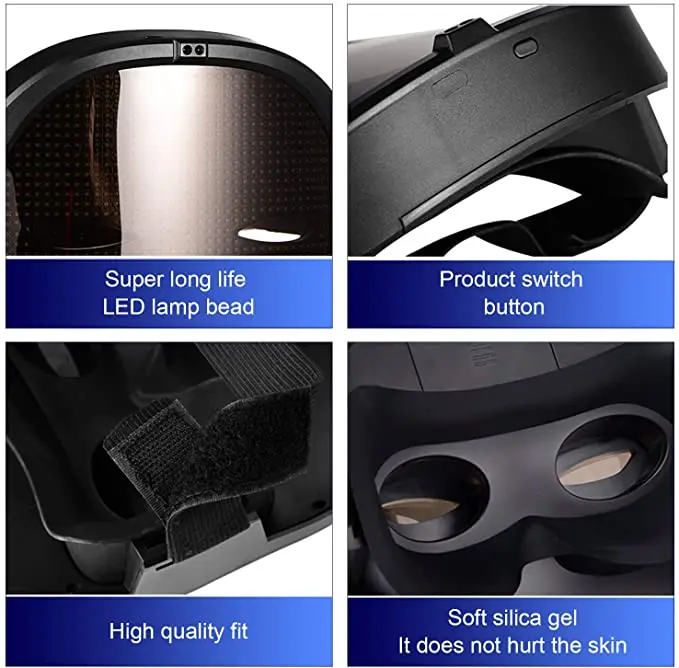Led Mask for Adults EDM Costume Cosplay Party full face Masks LED Halloween mask with App Blue tooth Programmable