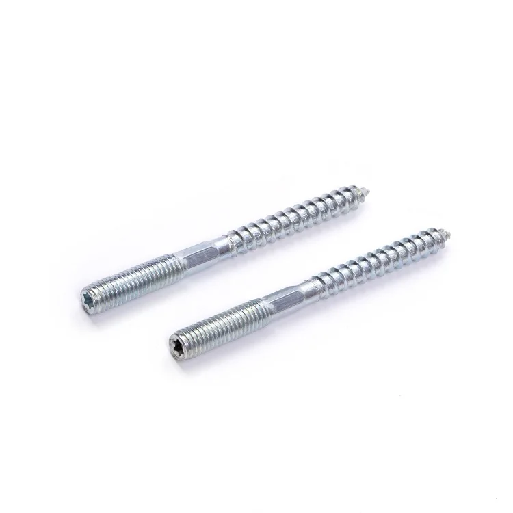 carbon steel  machine  double wood screw   Thread and Wood Thread   Hanger bolt