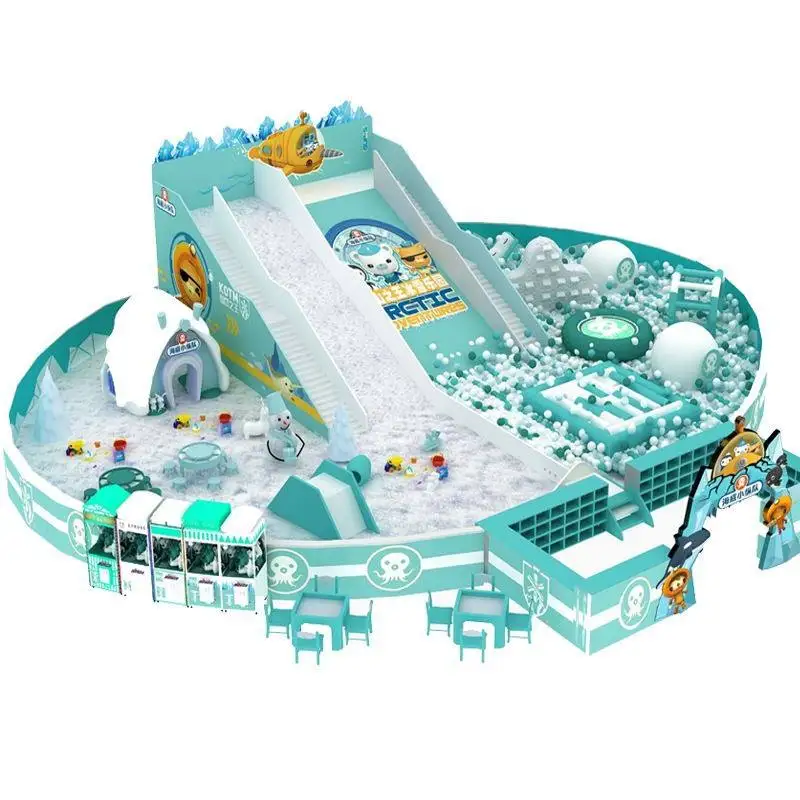 ice and snow theme kids commerical import china equipment play set indoor playground latest for kids children