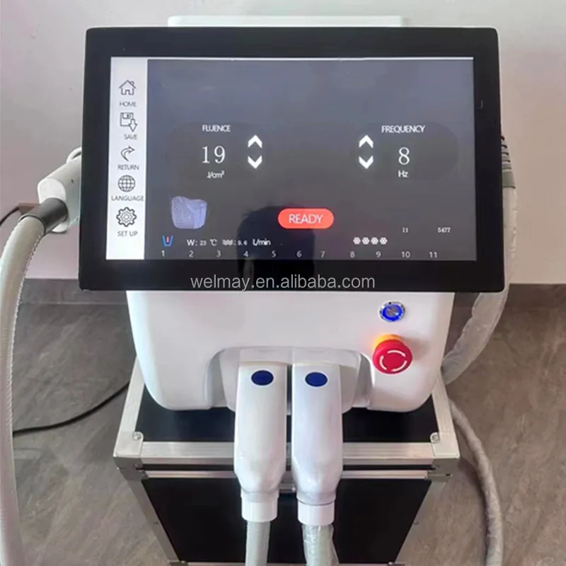 Newest Top Sales Factory Supply Diode Picosecond 2 In 1 Nd Yag Diode Laser Hair Removal Machine 808nm Semiconductor Laser Diode