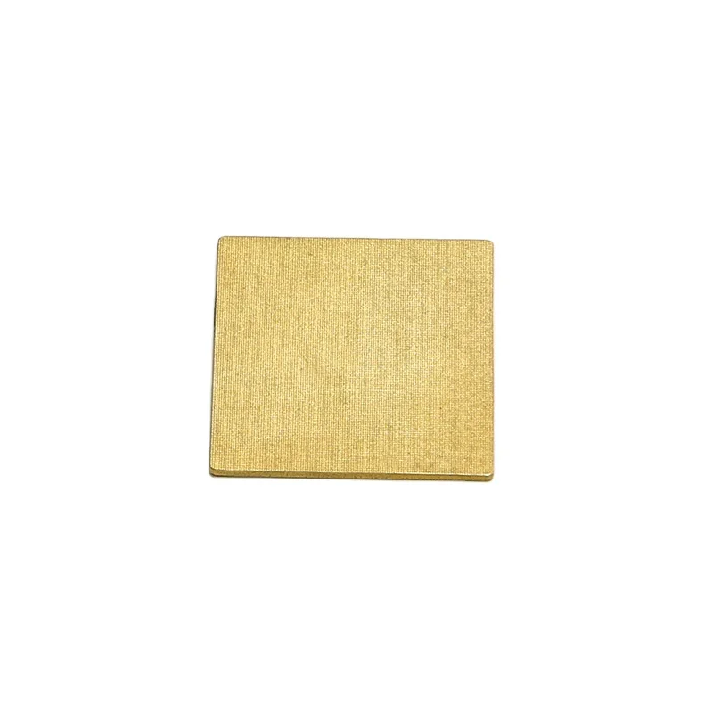 Customizable Size Embossing Powder Press Copper Mould Press Tile Powder Pressing Cooper Sheet Durable Eyeshadow Press Plate
