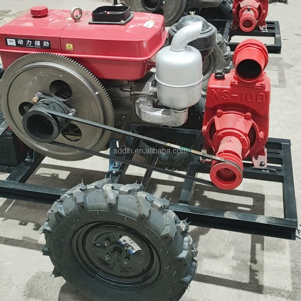 NS100 4 INCH NS Series Self-Priming Centrifugal Pump SET irrigation pump set