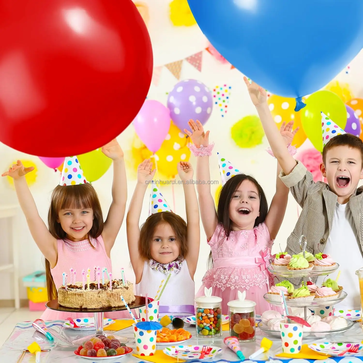 7 inch 1.2g Balloon Birthday Party graduation Wedding Arrangement  Thick Strip Latex Balloon Wholesale