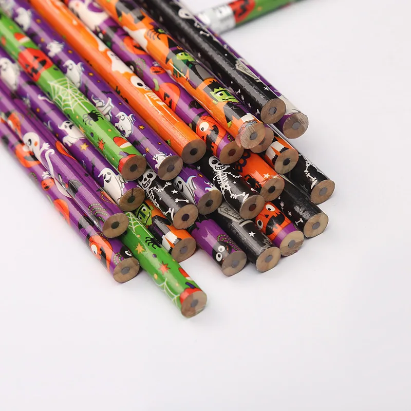 Customized Helloween Pencils for Business School Students Gift Pencil Coloured From China Cheap Price