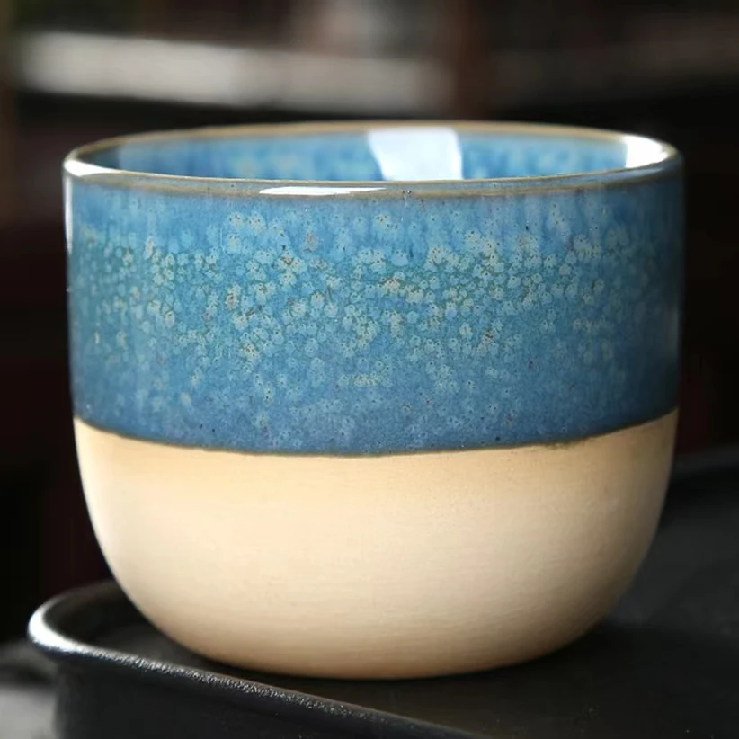 Japanese Style Handmade Pottery Mug Ceramic Tea Cups Espresso Coffee Cup Colorful Water Mugs 150ml
