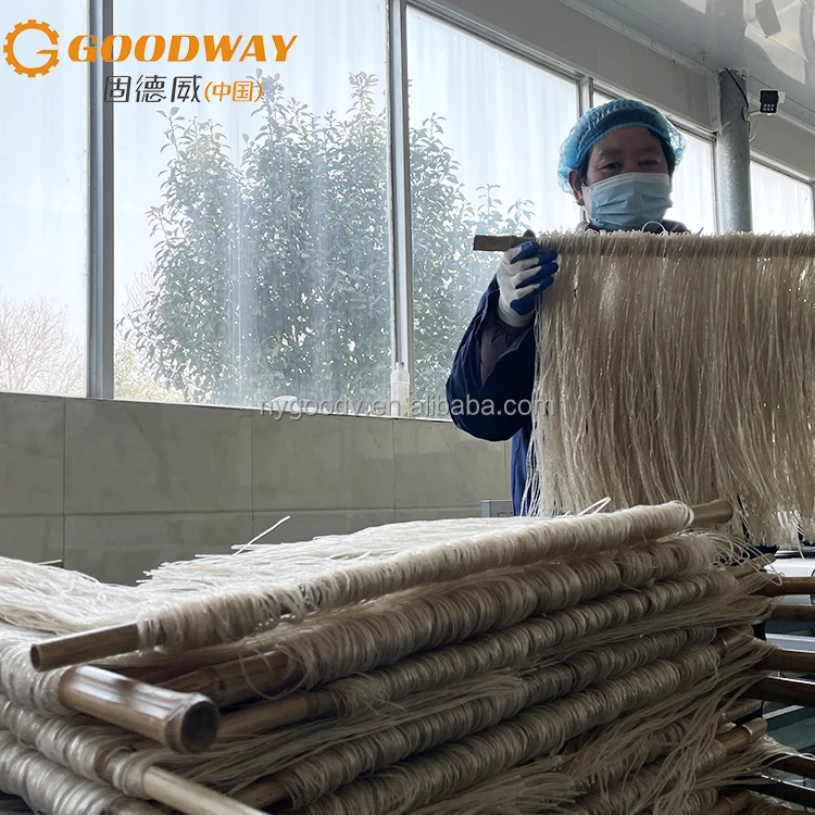 Energy Saving Extrusion Type Strip Glass Noodles Machine Sweet Potato Starch Glass Noodles Production Line