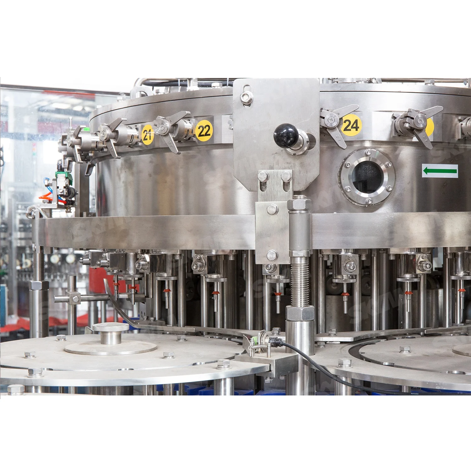 Automatic 3 in 1 Bottled Soda  Carbonated Drink Filling Machine