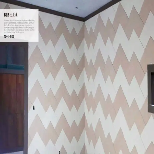 
Art board design acoustic panel interior decoration soundproof eco friendly panels sound absorb indoor decor panels manufacturer 