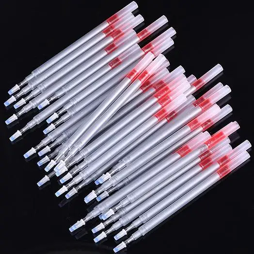 Cheap Promotional 1.0mm Bullet Tip Clothing Production Thin Super Thick 100Pcs Pack Plastic Mercury Silver Refill