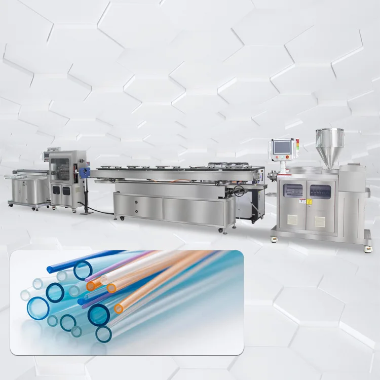 Disposal blood dialysis tube medical tube plastic extrusion machinery from factory