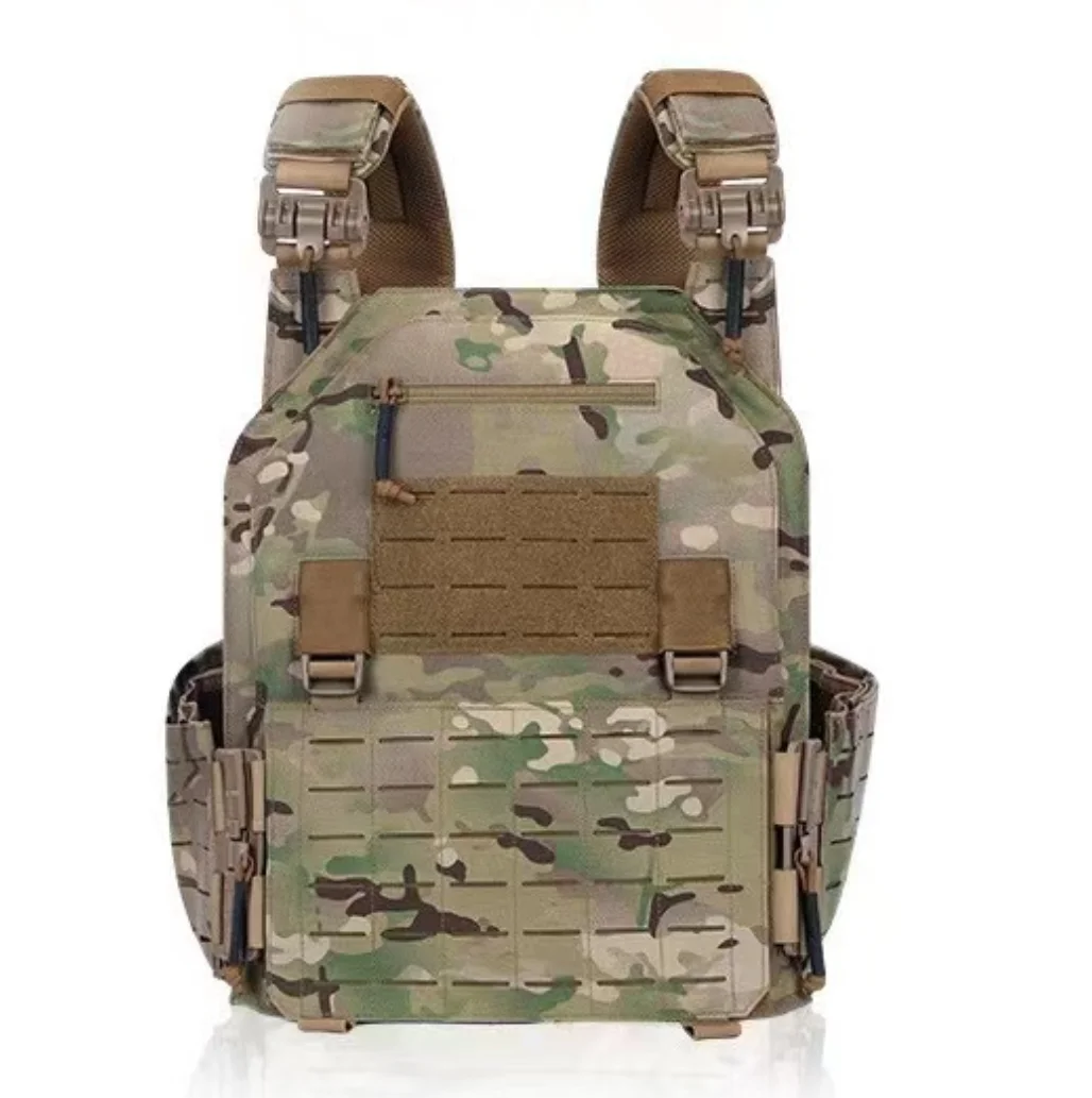 900D Oxford Breathable Waterproof Wearable Plate Carrier Tactical Vest  with quick release buckle