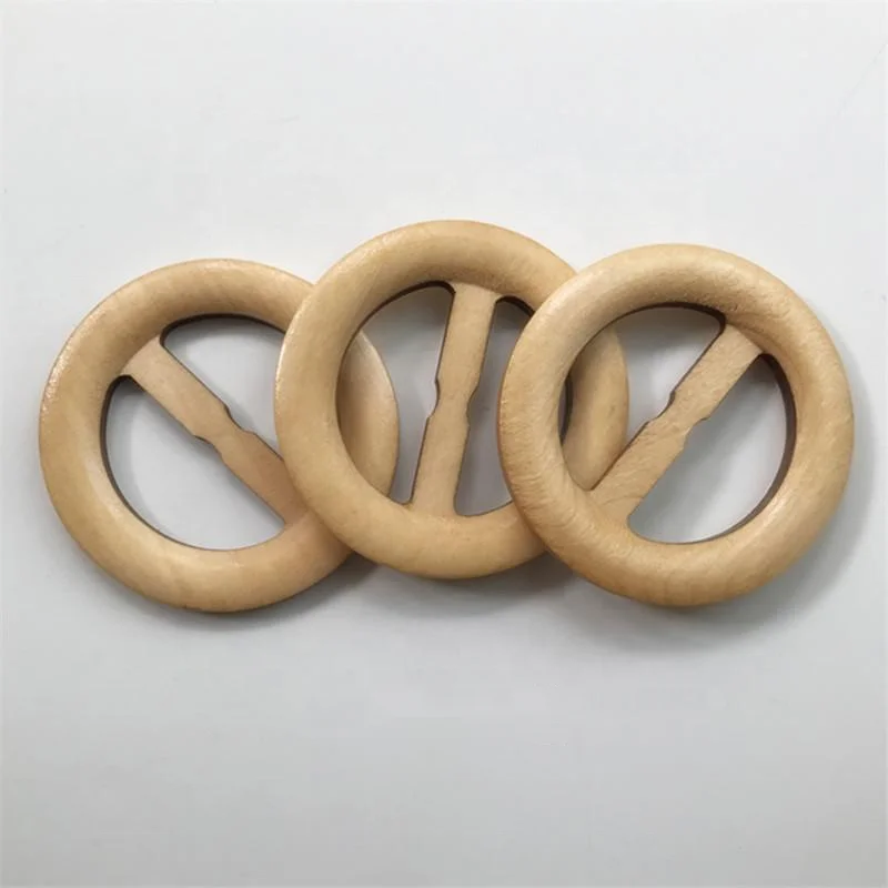 natural round woodenladies belt buckles women belt buckles