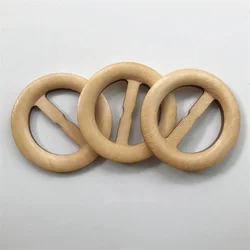 natural round woodenladies belt buckles women belt buckles