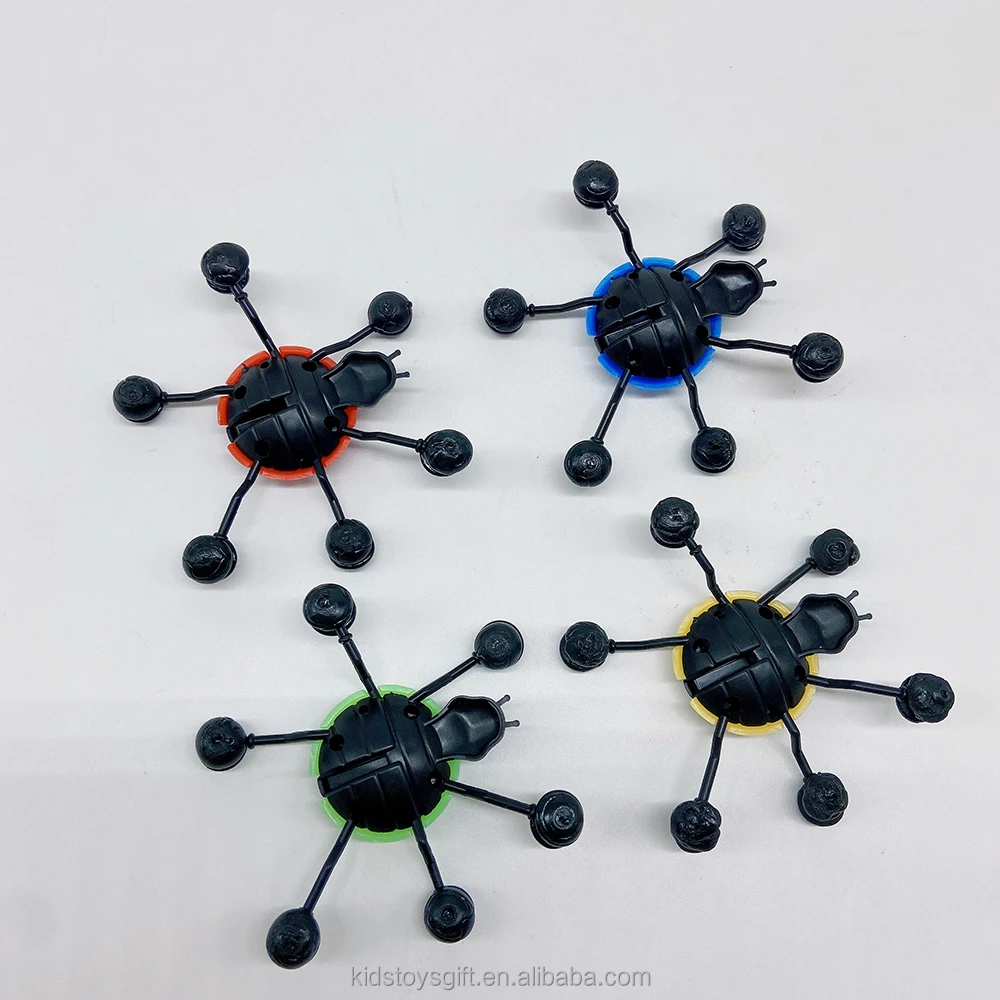 Wholesale Educational Plastic Sticky Wall Climbers Stretchy Bug Toys Window Crawler Toys Creative Fidget Toys Kids Parties Favor