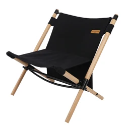 New Manufactory Wholesale Customized Outdoor Camping Portable Beach Wooding Camping Picnic Chairs Wooden Fishing Beach Chair