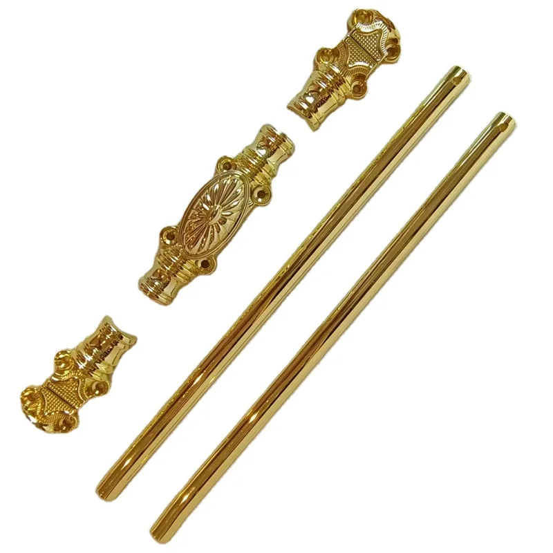 Brass Cremone Bolts European Retro Gold Cabinet Wardrobe Windows Antique French Cremone Bolts