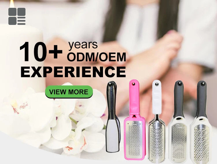 Hot Sale Safety Slide PP Handle Foot File Pedicure Callus Remover