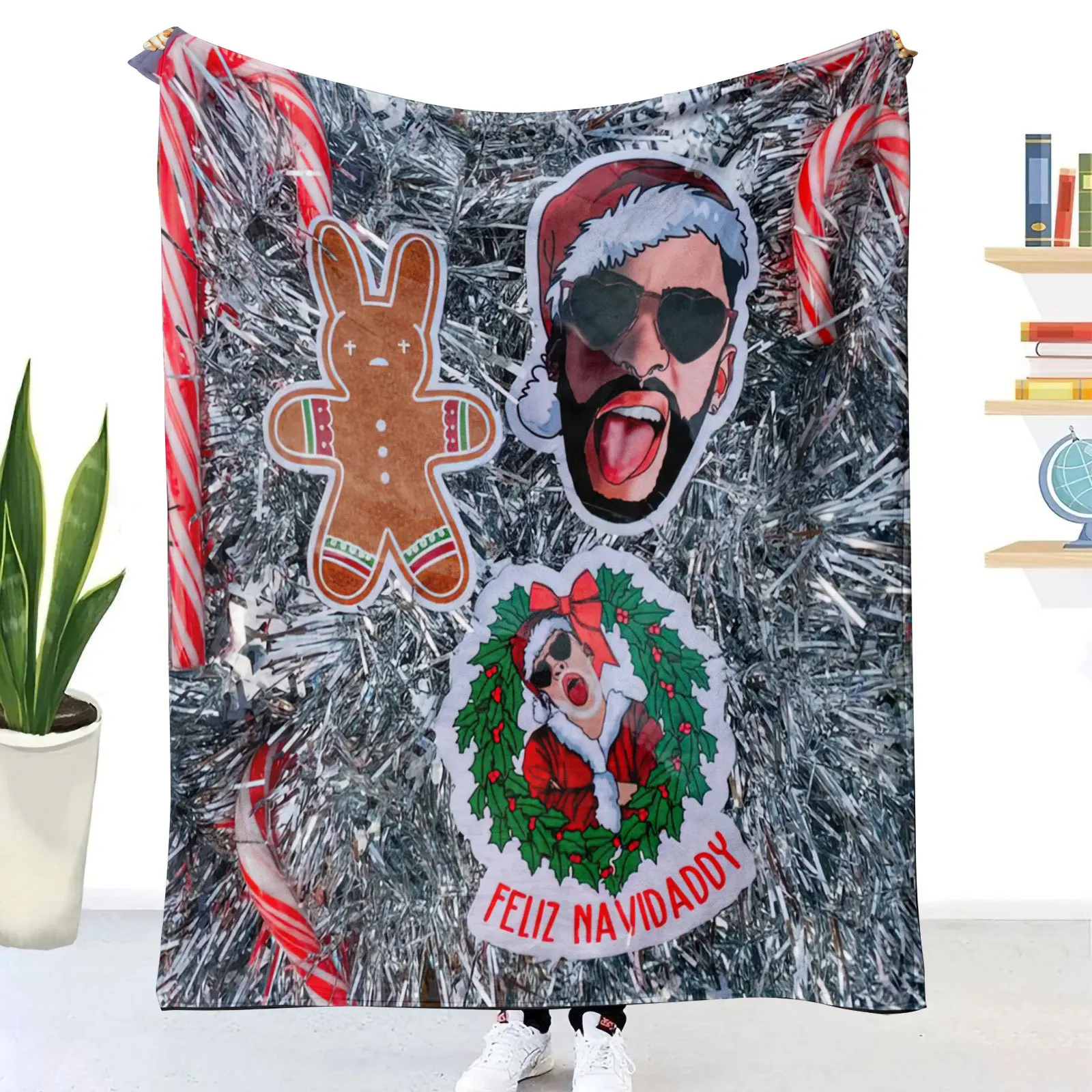 3 D Print Soft Cotton Custom Design Dignity Print Pluma Blanket TV Sofa Studio Couch Fleece Watch Blanket