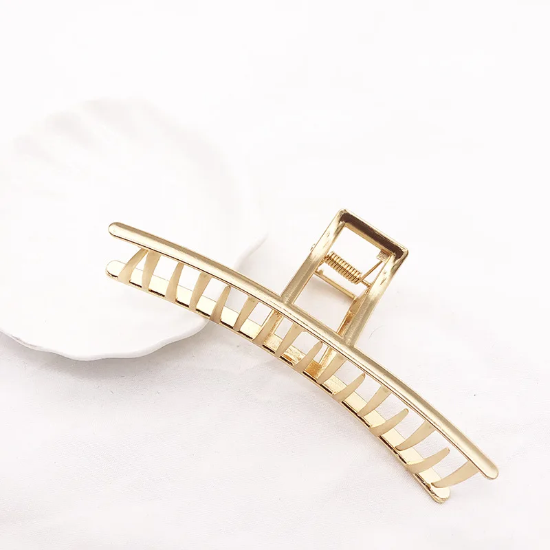 elegant metal golden Claw Hair Clip for girls and women for christmas