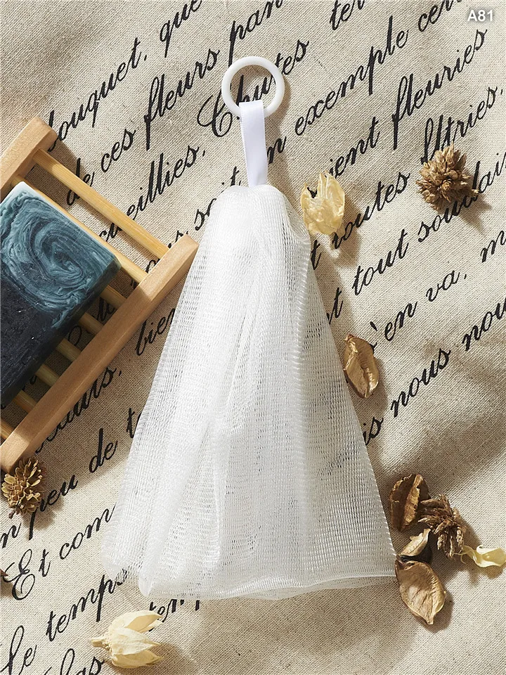 Antibacterial Foam net facial cleanser PE net for facial cleansing& Body soap net A81
