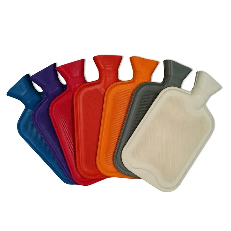 500ml, 1L, 2L Pain Relief from Headaches, Cramps, Arthritis, Back Pain, Hot and Cold Therapy Rubber Hot Water Bottle Bag