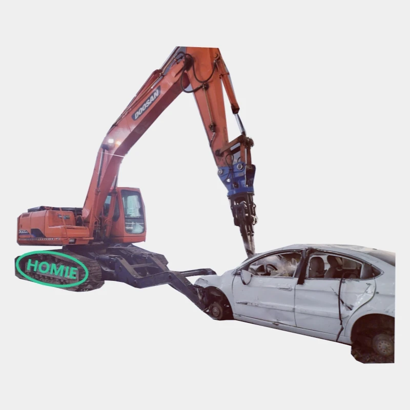 14ton 22ton Excavator Installed High-efficiency Hydraulic Scrap Car Pincer for Dismantling and Recycling Old Cars
