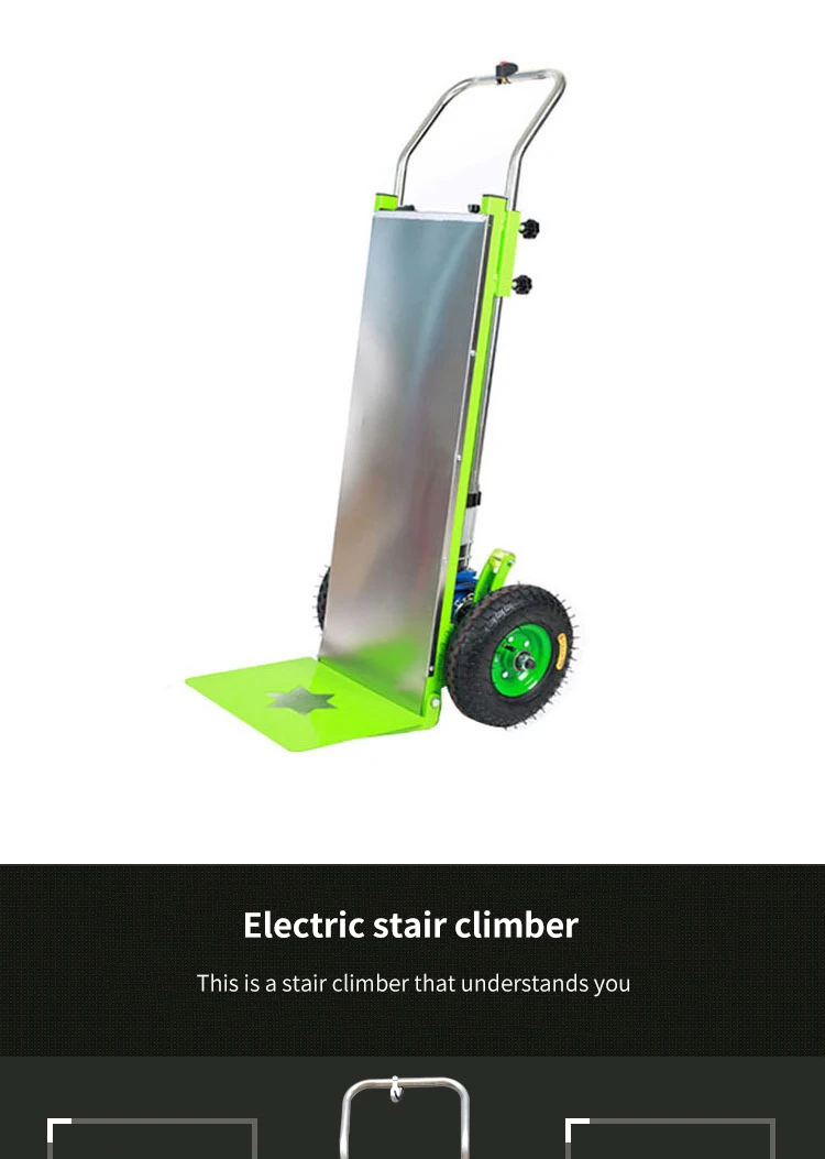 Lithium Battery Electric Stair Climbing Hand Truck / Hand Trolly  Support Frame Design  Easy Up And Down Stairs Electric+Trolley
