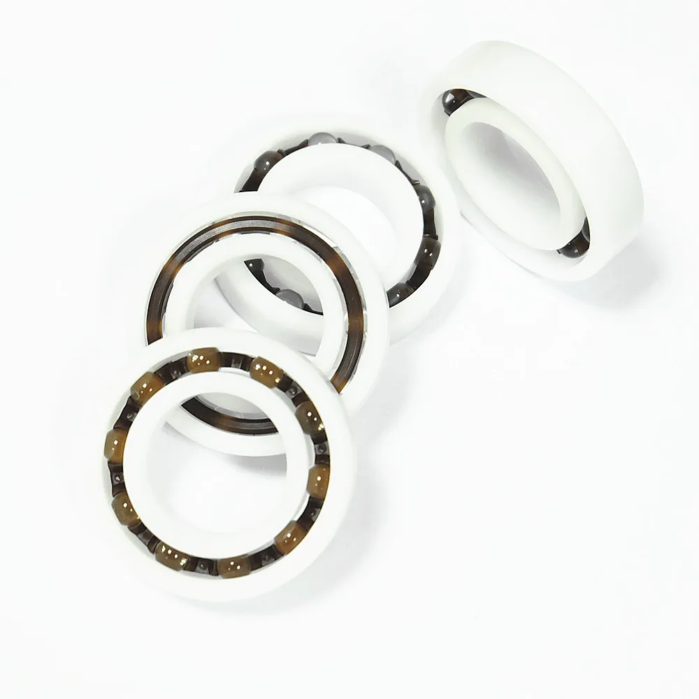
rust-proof& corrosion resistance POM PP PTFE PEEK plastic radial ball bearings 6204 20mmX47mmx14mm 