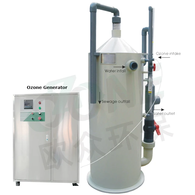 120M3 RAS factory nano bubble protein skimmer for sewage water aquaculture RAS fish farm protein skimmer