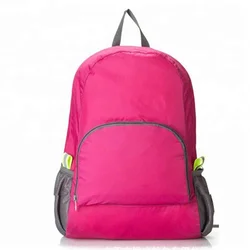 Оптовая продажа, дешевый полиэфирный рюкзак без рисунка, рекламные сумки с логотипом клиента