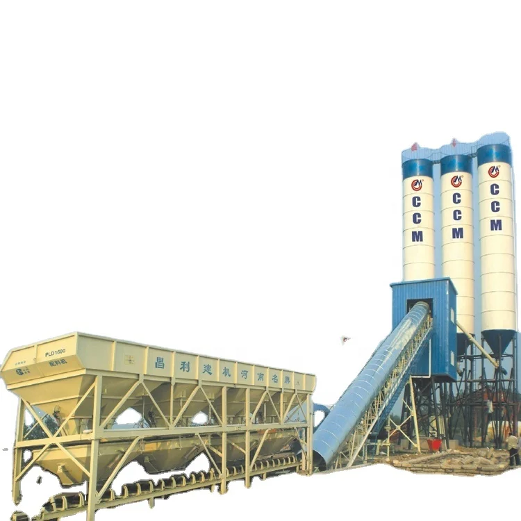 CINACHARM Low Cost 60m3/h Ready Mix Concrete Batching Plant Fully Automatic Concrete Mixing Plant with Cement Silo