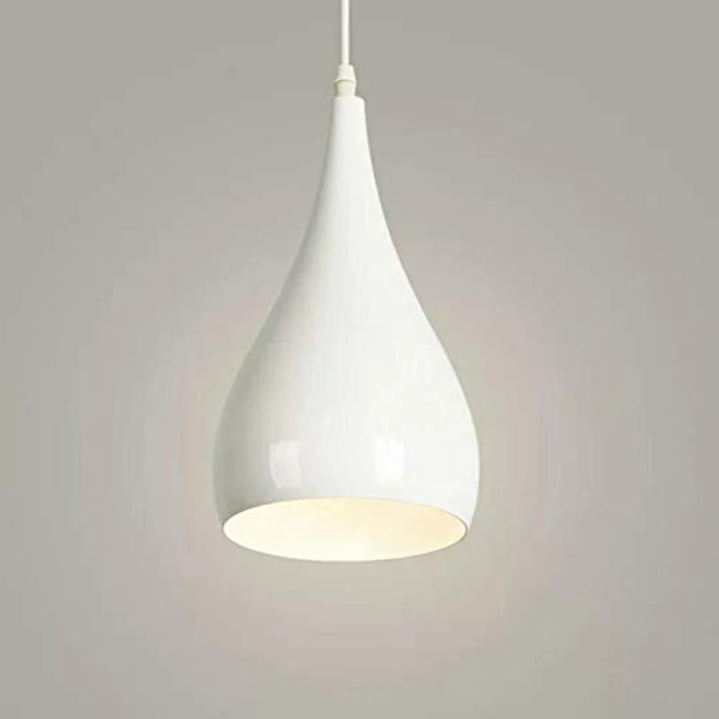 Modern Industrial Pendant Light  Ceiling Lighting E27 Base Fixture 1-Light, AC 100-240V  Metal Baking Finish 6 Colors