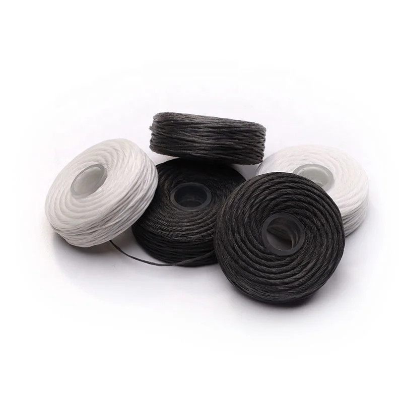 30m or 50m wax and unwax nylon bamboo charcoal dental floss with mint coconut flavor