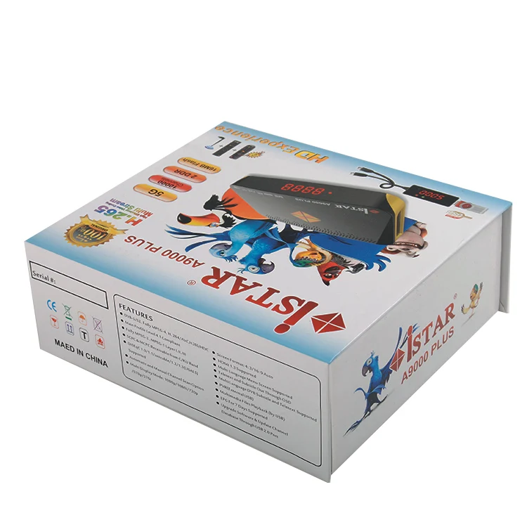 Chinese factory android TV box 4k packaging box with factory pricesb paper box