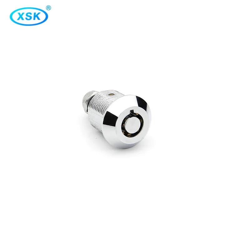 
M18L18 zinc alloy cam lock with tubular key for safe cabinet tool box 