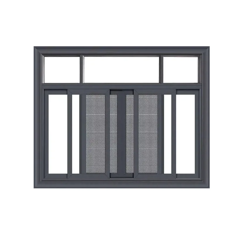 Best selling  sliding folding window terrace glazing soundproof aluminum windows sliding balcony large glass window