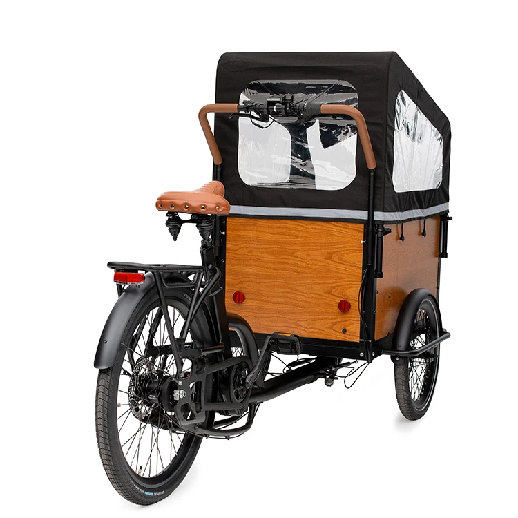 Factory Wholesale Aluminum Alloy Frame Cargobike 7 Speed 3 Wheel Cargo E bikes 25kmh e Cargo Bike