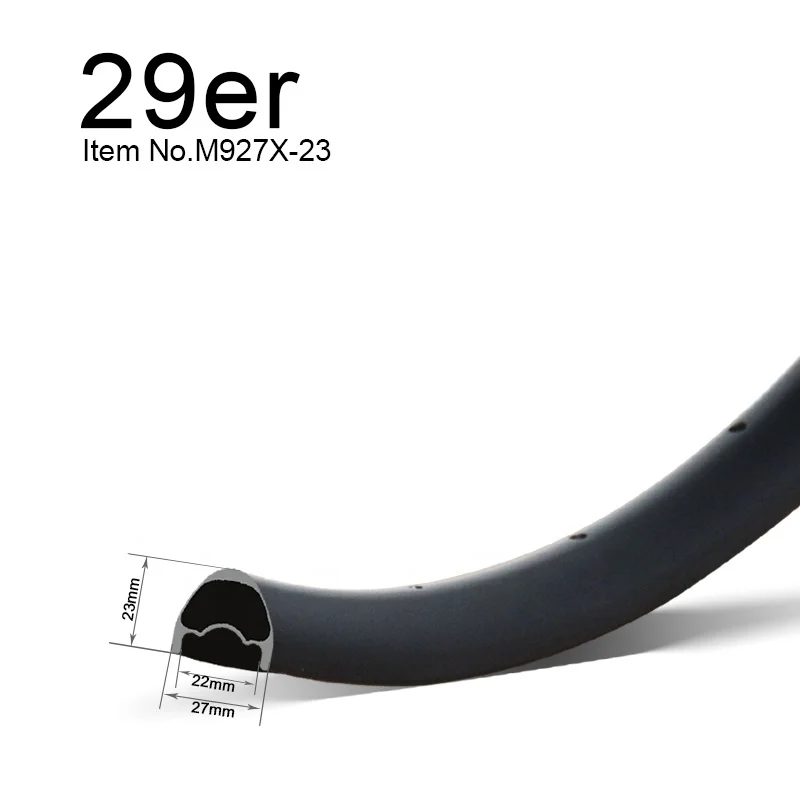 GoFast XC Carbon Wheels For Mountain Bike UD 3K 12K Full Carbon Mtb Rim Lightweight 27mm Width 23mm Depth Mtb Carbon Rims 29er